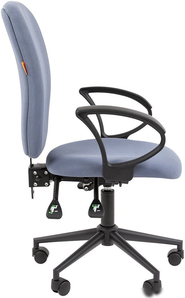 Офисное кресло CHAIRMAN 9801 Black (Т02, голубой)