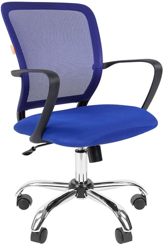 Кресло CHAIRMAN 698 Chrome (синий)