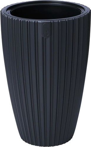 Вазон Form-Plastic Mika Slim FP-5105-084 (глубокий черный)