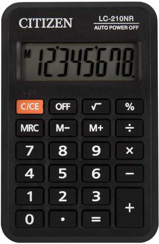 Калькулятор Citizen LC-210NR