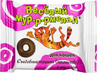 Лакомство для кошек Veda Веселый мур-р-рмелад с инулином 6 г