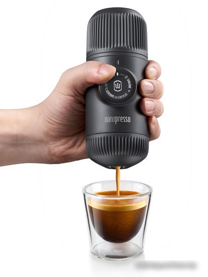 Ручная кофеварка WACACO Nanopresso Grey + Case