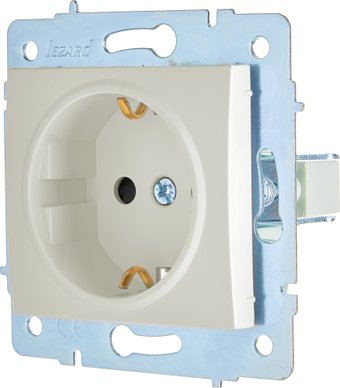 Розетка Lezard Asti 7081-3088-124B (жемчужно-белый перламутр)