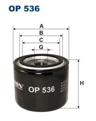 Масляный фильтр Filtron OP536