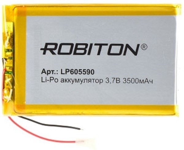 Аккумуляторы Robiton LP605590 3500mAh 1 шт
