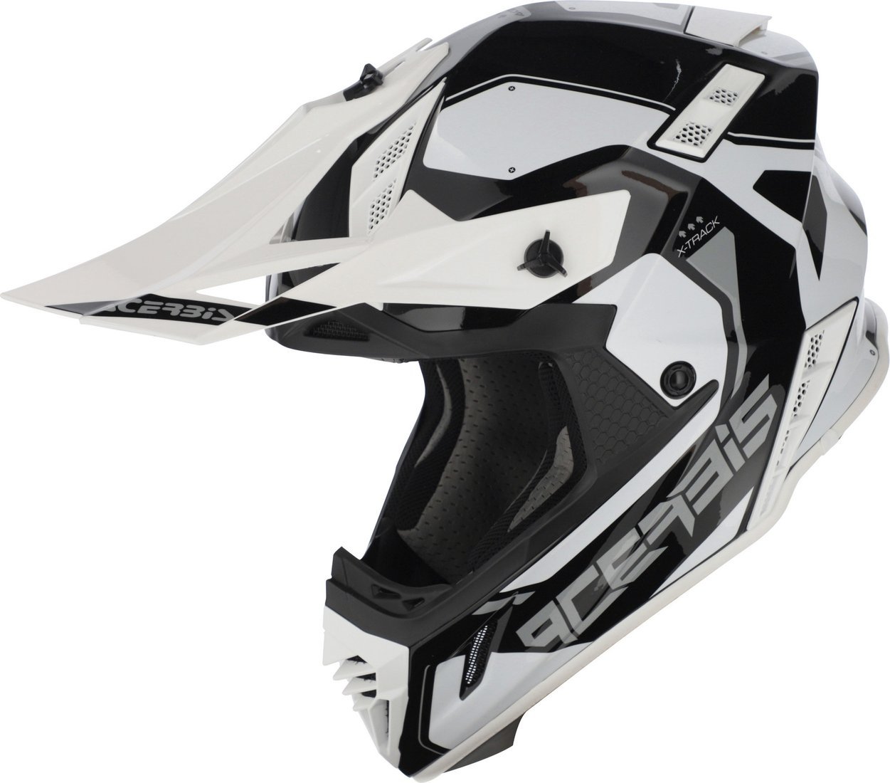 Мотошлем Acerbis X-Track 22-06 0025032.726.064 (M, черный/белый 2)