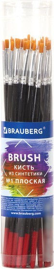 Кисть для рисования BRAUBERG Art Classic 1 200864 (плоская)