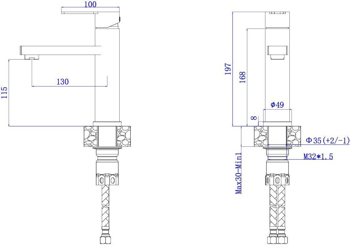 Смеситель AV Engineering AVBON1-BW11