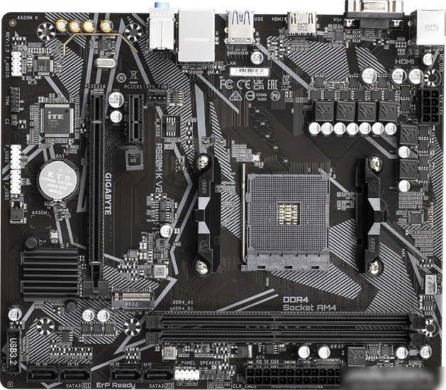 Материнская плата Gigabyte A520M K V2 (rev. 1.1)