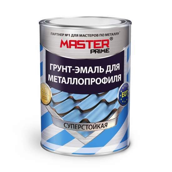 Грунт-эмаль Master Prime Для металлопрофиля RAL1018 0.9 кг (цинково-желтый)