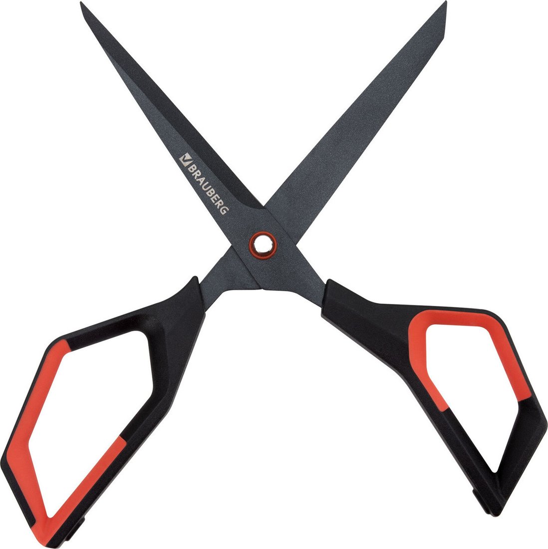 Ножницы канцелярские BRAUBERG Super Special 238849 (черный)