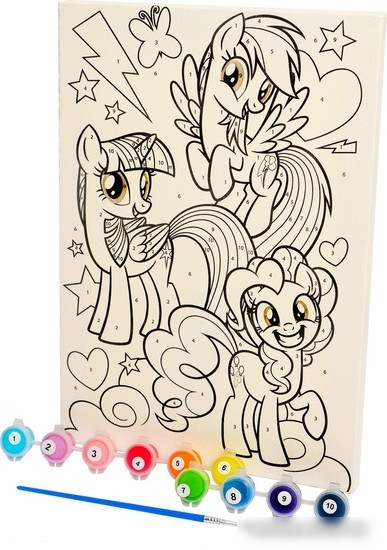 Картина по номерам Hasbro My Little Pony. Друзья 5199071