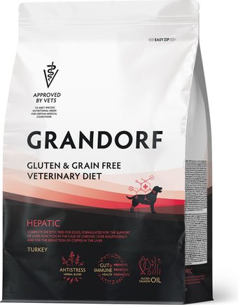 Сухой корм для собак Grandorf Vet DOG Hepatic 1 кг