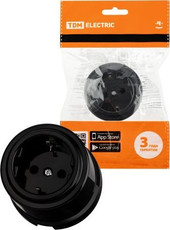 Розетка TDM Electric Виви SQ1820-1212 (черный)
