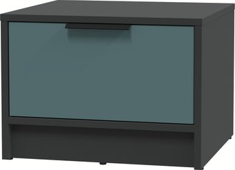 Тумба Интерлиния Концепт КТ-ТК1-35 Глосс (антрацит/верде)