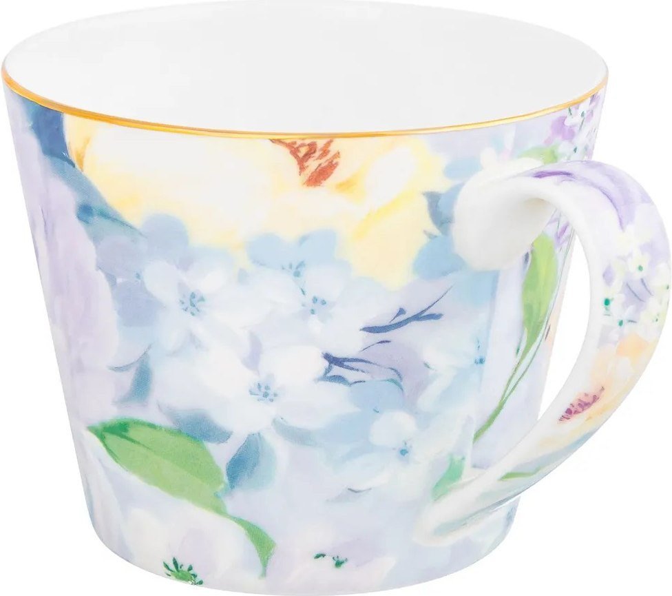 Чашка Elan Gallery Акварель 420642 (голубой/New Bone China)