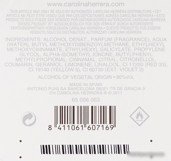 Carolina Herrera CH Women EdT (50 мл)