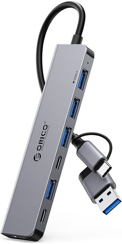 USB-хаб Orico YSA7-U3-GY-BP