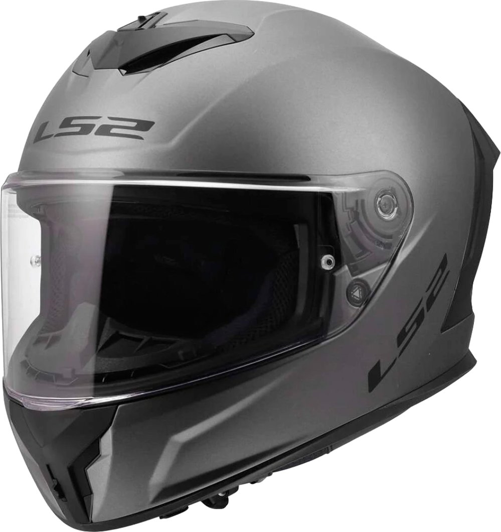Мотошлем LS2 FF820 Rapid III Solid (3XL, матовый титан)