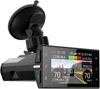 Видеорегистратор-радар детектор-GPS информатор (3в1) SilverStone F1 Hybrid S-BOT PRO Wi-Fi Doppler Edition
