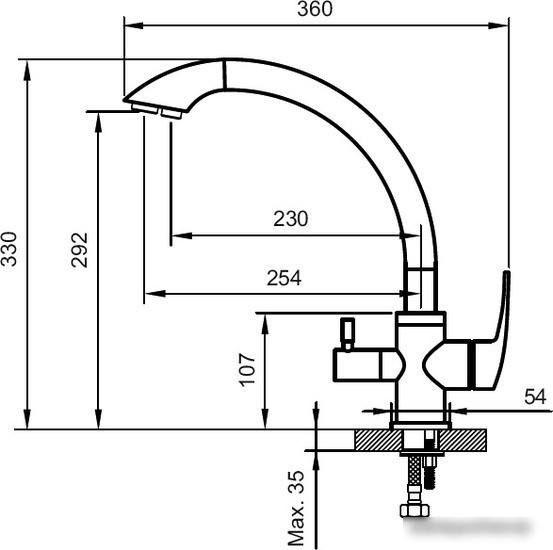Смеситель Ahti Kemi KM803015