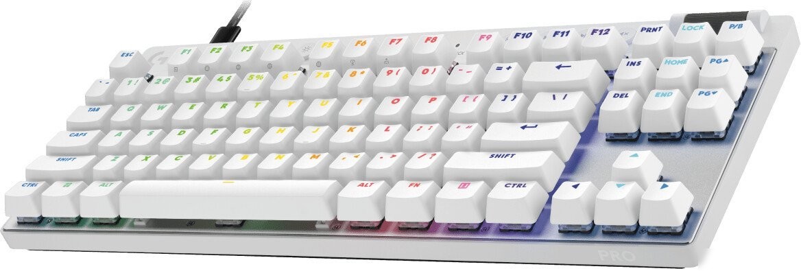 Клавиатура Logitech G Pro X TKL Rapid 920-013244 (белый, нет кириллицы)