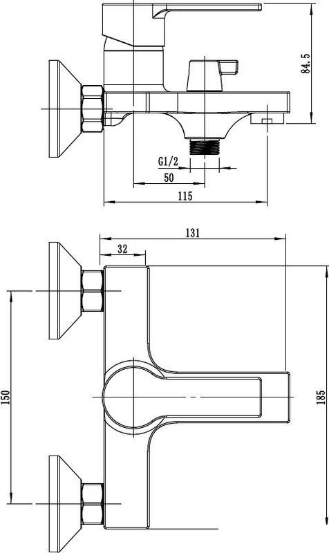 Смеситель Voda Raft RF54acs