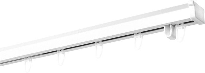 Карниз для штор Legrand раздвижной 1.6-2.2м 1-но рядный 58 091 488 (белый)