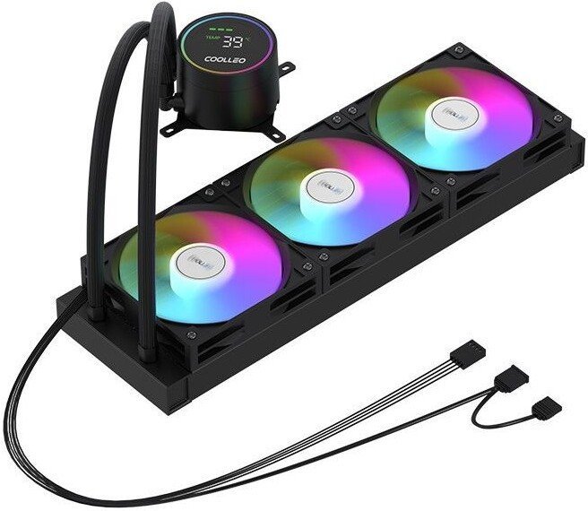 Система жидкостного охлаждения для процессора Coolleo Ice Fairy Dig 360 Lite (черный)