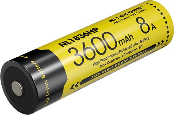 Аккумулятор Nitecore NL1836HP