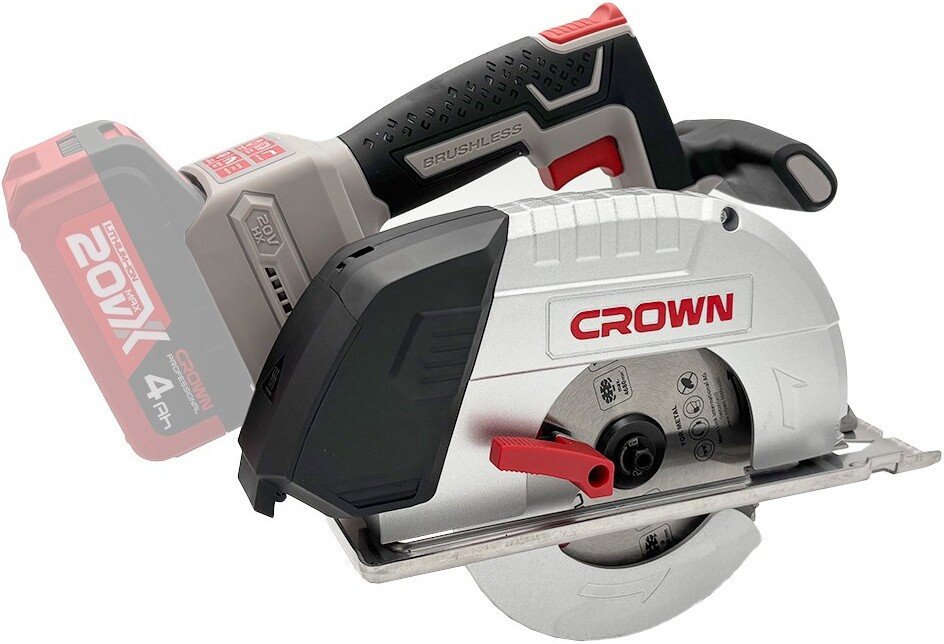 Дисковая (циркулярная) пила Crown CT25040-150HX (без АКБ)