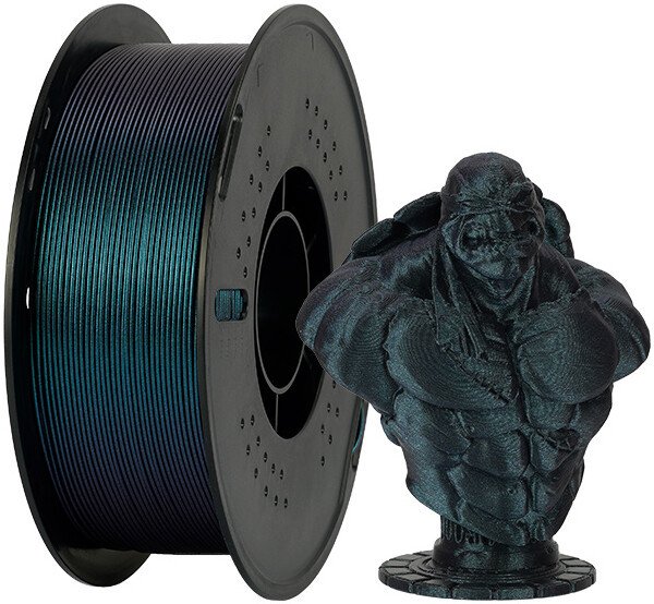 Филамент Kingroon PLA Combustion Titanium Metal 1.75мм HC145 (1 кг, титан)