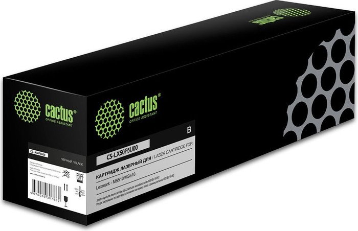 Картридж CACTUS CS-LX50F5U00 (аналог Lexmark LX50F5U00)