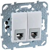 Розетка телефонная Schneider Electric Unica MGU5.9090.18ZD