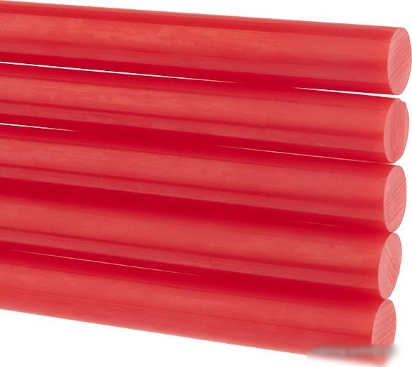 Клеевые стержни Rexant 09-1229 (6 шт, красный)