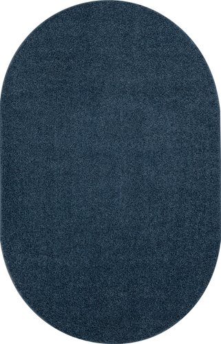 Ковер для жилой комнаты Merinos Lana T600-OVAL-BLUE (1.5x2.3)