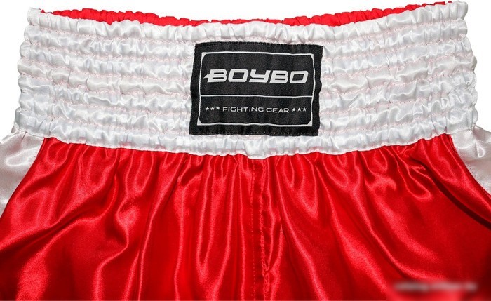 Шорты BoyBo для кикбоксинга (L, красный)