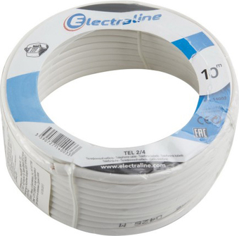 Кабель Electraline 14003 (10 м, белый)
