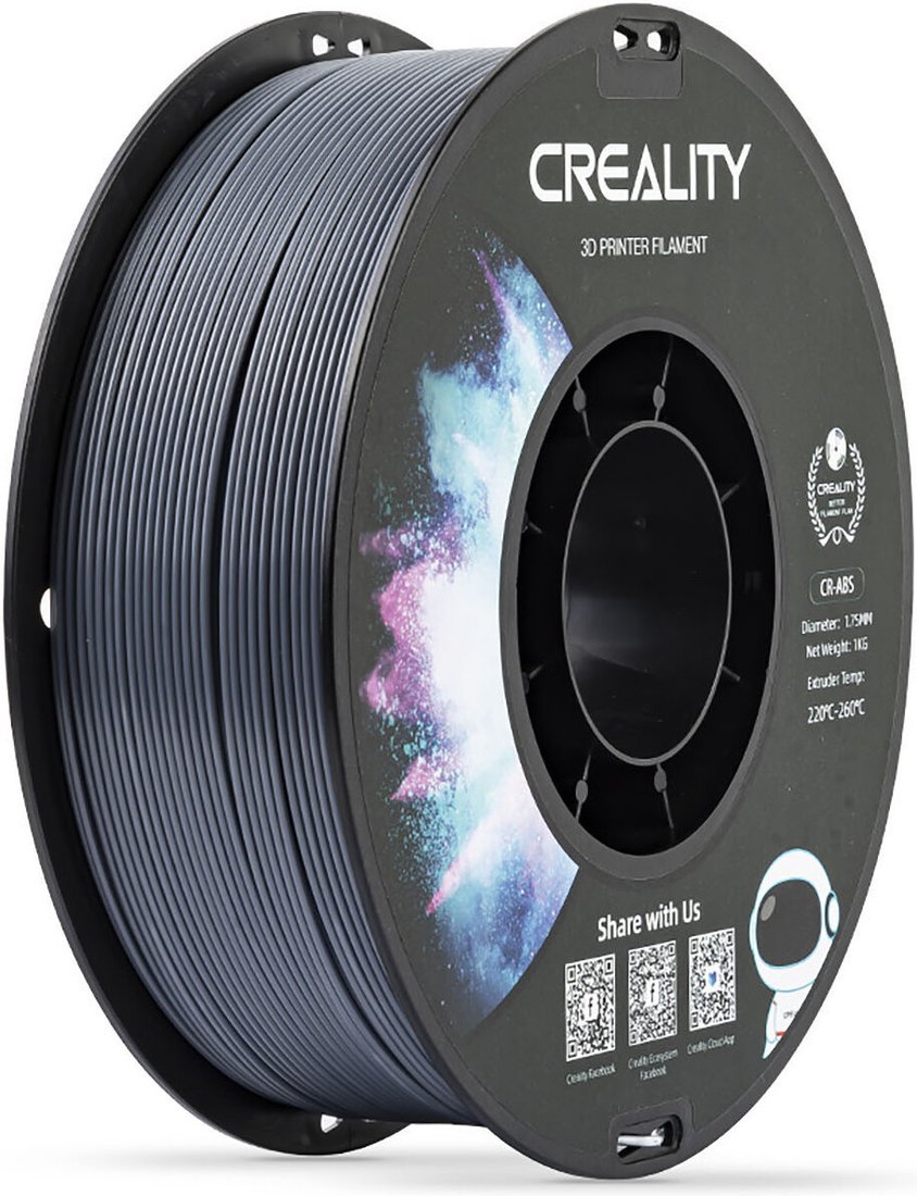 Филамент Creality ABS-CR 1.75мм 3301020034 (1 кг, серый) Филамент Creality ABS-CR 1.75мм 3301020034 (1 кг, серый)