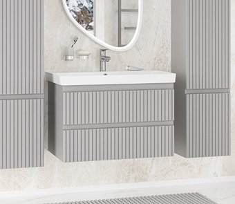 Brevita Тумба с умывальником Victory 80 VIC-07080-0302Я+11080-KL