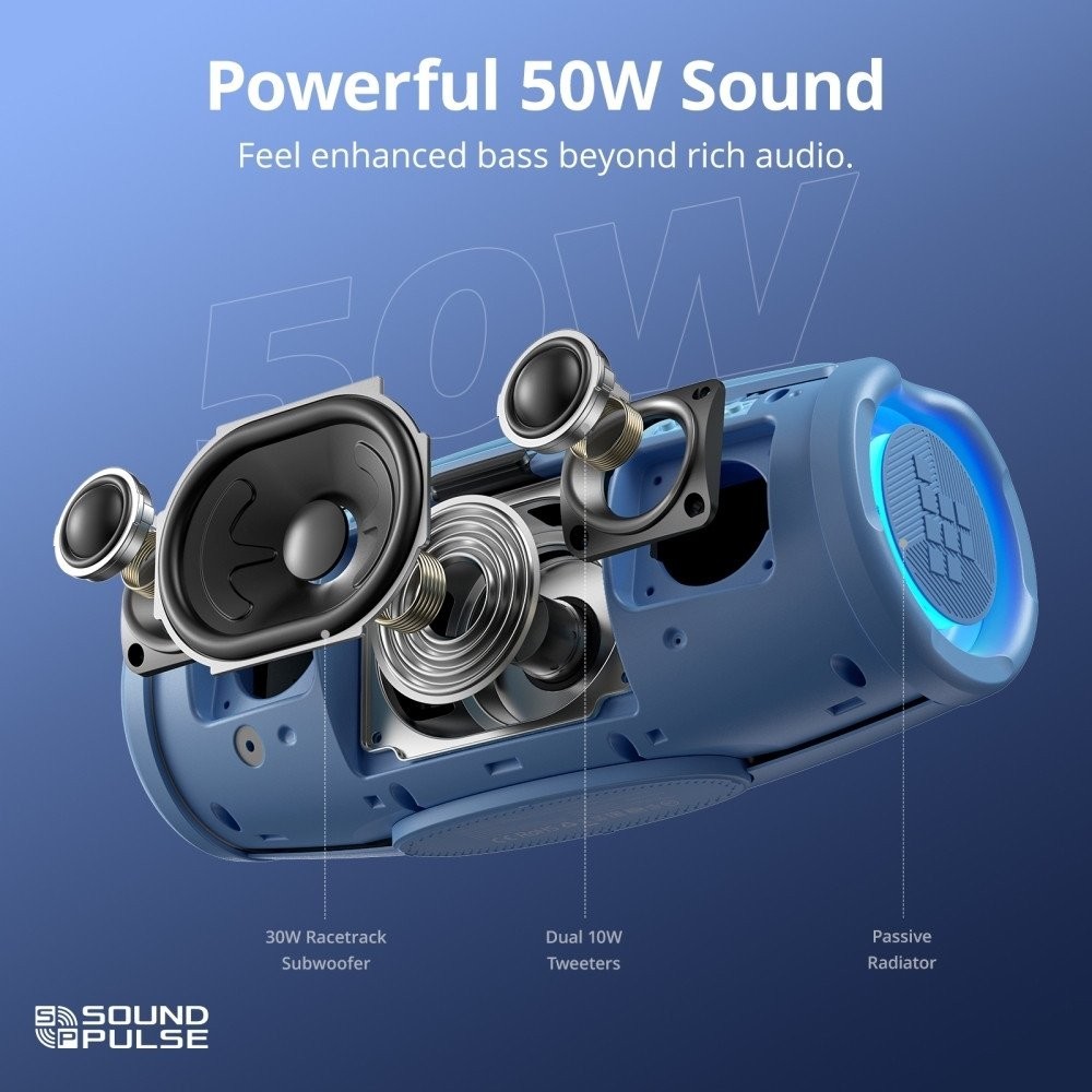 Беспроводная колонка Tronsmart Mirtune S100 (синий)