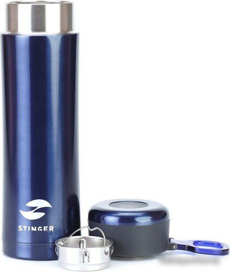 Термокружка Stinger HW-420-32-2738 0.42л (синий металлик)