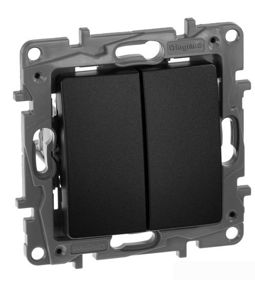 Выключатель Legrand Etika 672602 (антрацит)