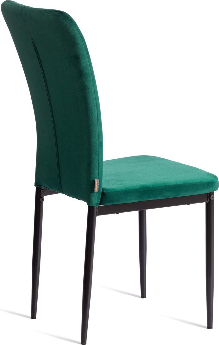 Стул TetChair Verter металл/флок 41x52x95 (зеленый HLR56/черный)