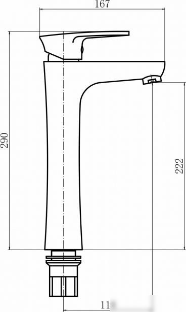 Смеситель PLstart PL3005-8 (белый)