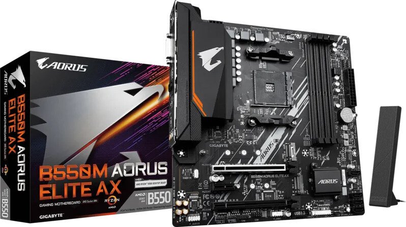 Материнская плата Gigabyte B550M Aorus Elite AX (rev. 1.4)