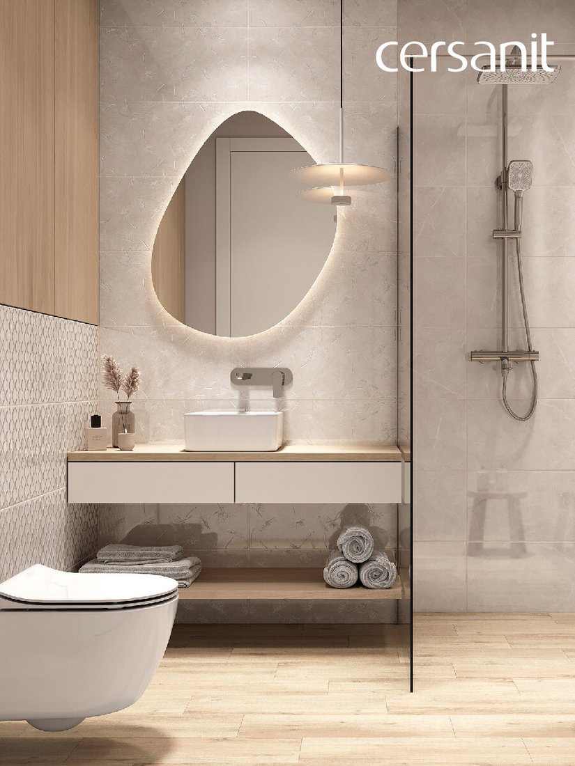 Умывальник Cersanit Crea 35 Square 64753