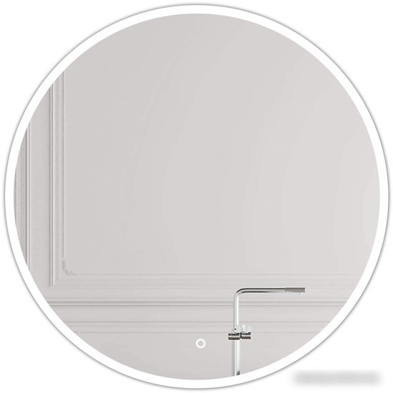 eMZe 80 LED.UV.80.80.BEL (белый с УФ-окантовкой и подсветкой)