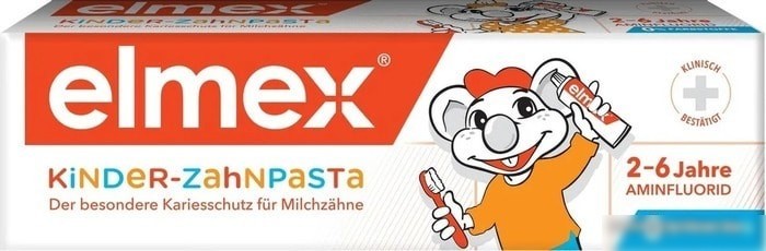 Зубная паста Elmex Для детей от 2 до 6 лет 50 мл