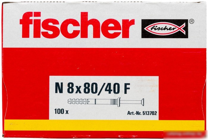 Дюбель-гвоздь Fischer N 5 x 40/15 S 50351 (100 шт)